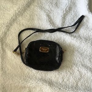 Black snake print Michael Kors crossbody